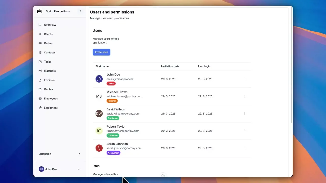 Custom Roles & Permissions